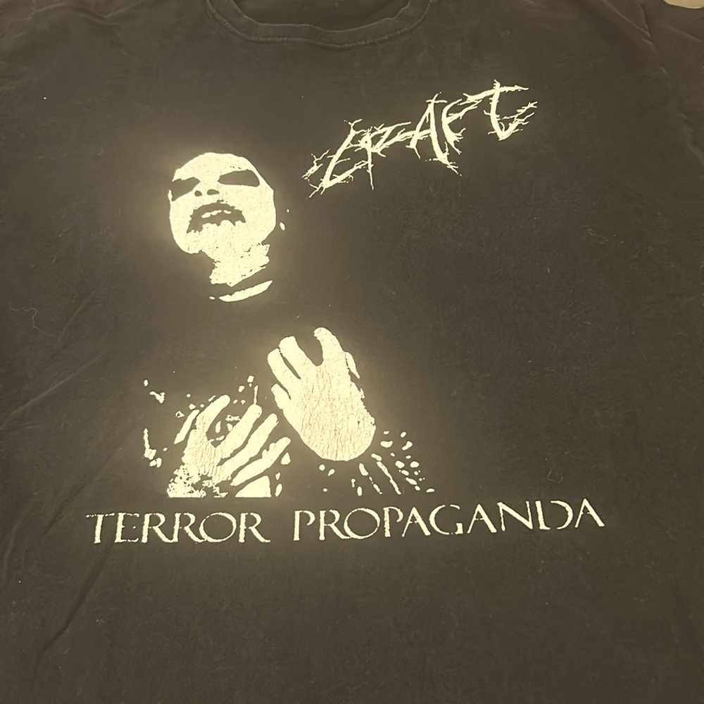Craft Terror Propaganda Mens Black Metal Large Shirt